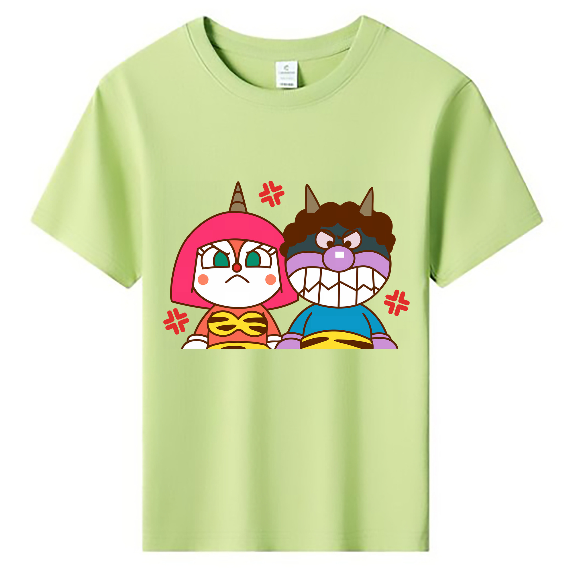 （画像用） アンパンマン Anpanman 綿100％キッズTシャツ（フロントプリント）